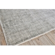 Stone Wash Gazni Handloomed Wool/Bamboo Silk Gray/Taupe 4'x6' Area Rug