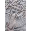 Stonehill Hand-Knotted Wool/Bamboo Silk Brown/Gray 8'x10' Area Rug