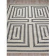 Studio Hand-Tufted New Zealand Wool Ivory/Black 6'x9' Area Rug
