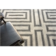 Studio Hand-Tufted New Zealand Wool Ivory/Black 6'x9' Area Rug
