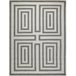 Studio Hand-Tufted New Zealand Wool Ivory/Black 6'x9' Area Rug