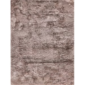 Sheepskin Hand-Tufted New Zealand Sheepskin Mushroom 2'x3' Area Rug