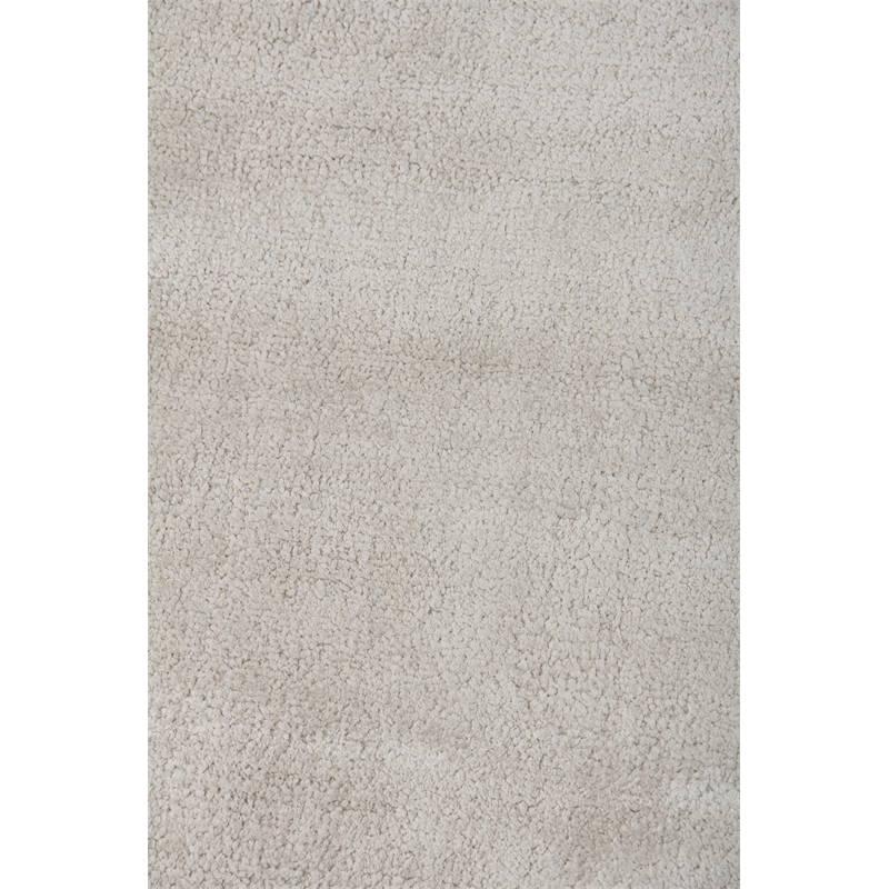 Silk Handloomed Silk Silver 8'x10' Area Rug