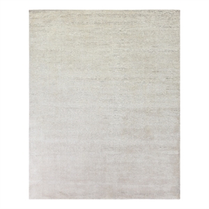 Silk Handloomed Silk Silver 8'x10' Area Rug