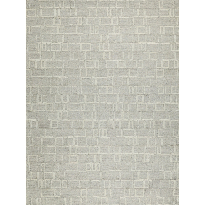 Soho Hand-Tufted New Zealand Wool Silver/Ivory 14'x18' Area Rug