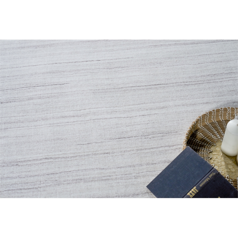 Serenity Handloomed Pet Beige/Brown 14'x18' Area Rug