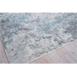 Sky Handloomed Wool/Bamboo Silk Gray/Blue 14'x18' Area Rug
