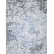 Sky Handloomed Wool/Bamboo Silk Gray/Blue 14'x18' Area Rug