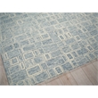 Soho Hand-Tufted New Zealand Wool Blue/Ivory 8'x10' Area Rug