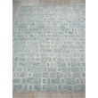 Soho Hand-Tufted New Zealand Wool Blue/Ivory 8'x10' Area Rug