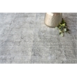 Stone Wash Gazni Handloomed Wool/Bamboo Silk Gray/Taupe 9'x12' Area Rug