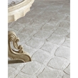 Smooch Geo Handloomed Bamboo Silk Light Beige 6'x9' Area Rug