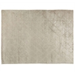 Smooch Geo Handloomed Bamboo Silk Silver 6'x9' Area Rug