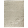 Smooch Geo Handloomed Bamboo Silk Silver 6'x9' Area Rug