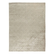 Smooch Geo Handloomed Bamboo Silk Silver 6'x9' Area Rug