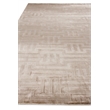 Smooch Geo Handloomed Bamboo Silk Beige 8'x10' Area Rug