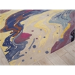 Solara Hand-Tufted New Zealand Wool/Viscose Purple/Yellow/Multi 8'x10' Area Rug