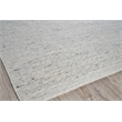 Sorrento Flatweave New Zealand Wool Silver 10'x14' Area Rug