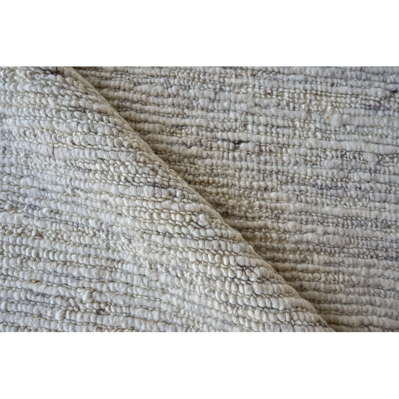 Sorrento Flatweave New Zealand Wool Silver 10'x14' Area Rug