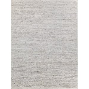 Sorrento Flatweave New Zealand Wool Silver 10'x14' Area Rug