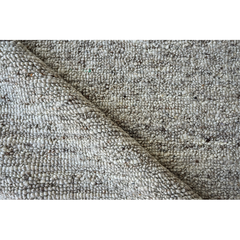 Sorrento Flatweave New Zealand Wool Gray 10'x14' Area Rug