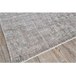 Stone Wash Gazni Handloomed Wool/Bamboo Silk Silver/Taupe 8'x10' Area Rug