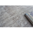 Stone Wash Gazni Handloomed Wool/Bamboo Silk Silver/Taupe 9'x12' Area Rug