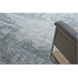 Stone Wash Gazni Handloomed Wool/Bamboo Silk Blue 14'x18' Area Rug