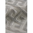 Smooch Geo Handloomed Bamboo Silk Silver 6'x9' Area Rug