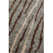 Soho Hand-Knotted New Zealand Wool Light Blue/Brick 9'x10' Area Rug