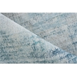 Stone Wash Gazni Handloomed Wool/Bamboo Silk Blue 4'x6' Area Rug
