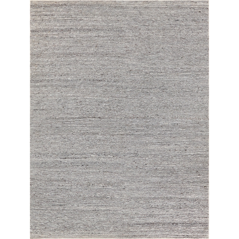 Sorrento Flatweave New Zealand Wool Gray 9'x12' Area Rug