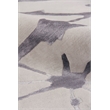 Space Age Hand-Knotted Wool/Bamboo Silk Silver/Gray/Ivory 12'x15' Area Rug