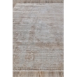 Stone Wash Gazni Handloomed Wool/Bamboo Silk Terracota/Silver 8'x10' Area Rug