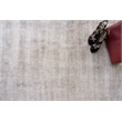 Stone Wash Gazni Handloomed Wool/Bamboo Silk Terracota/Silver 8'x10' Area Rug