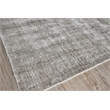 Stone Wash Gazni Handloomed Wool/Bamboo Silk Taupe 4'x6' Area Rug