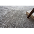 Stone Wash Gazni Handloomed Wool/Bamboo Silk Taupe 8'x10' Area Rug