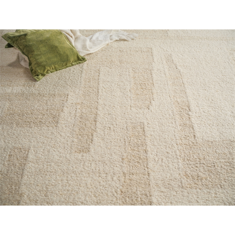 Sunstone Flatweave Wool Ivory/Cream 14'x18' Area Rug