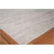 Tangaro Handloomed Bamboo Silk/Banana Silk Light Silver 12'x15' Area Rug