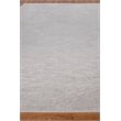 Tangaro Handloomed Bamboo Silk/Banana Silk Light Silver 2'x3' Area Rug