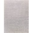 Tangaro Handloomed Bamboo Silk/Banana Silk Light Silver 8'x10' Area Rug