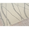 Tangiers Hand-Tufted New Zealand Wool Ivory/Black 9'x12' Area Rug