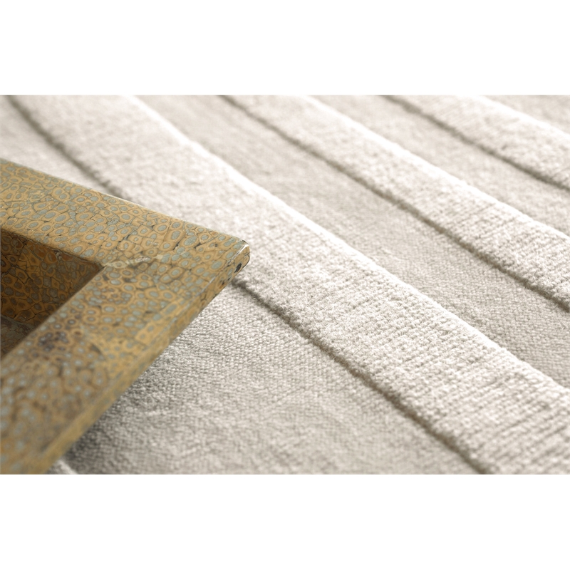 Tempo Handloomed New Zealand Wool Light Silver 10'x14' Area Rug