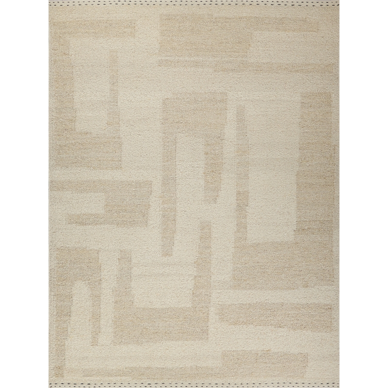 Sunstone Flatweave Wool Ivory/Cream 9'x12' Area Rug