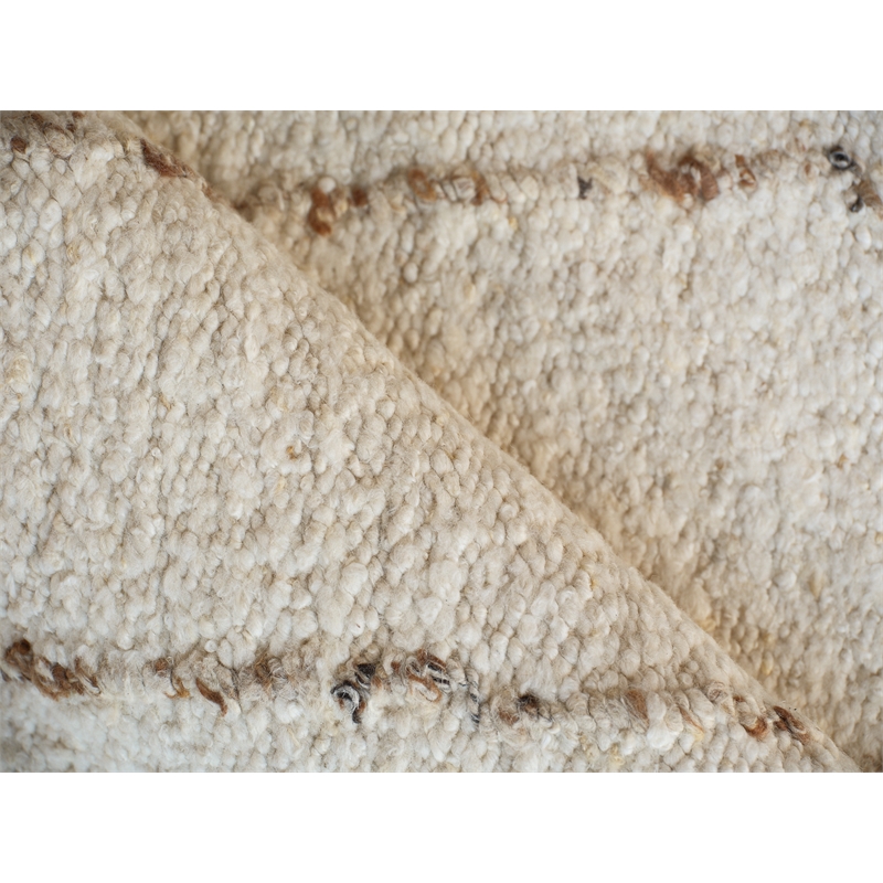 Sunstone Flatweave Wool Ivory/Cream 9'x12' Area Rug