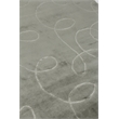 Super Tibetan Hand-Knotted Wool/Bamboo Silk Blue 9'x10' Area Rug