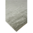 Super Tibetan Hand-Knotted Wool/Bamboo Silk Blue 9'x10' Area Rug