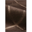 Super Tibetan Hand-Knotted Wool/Bamboo Silk Chocolate 9'x12' Area Rug