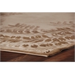 Super Tibetan Hand-Knotted Wool/Bamboo Silk Beige 5'6