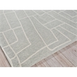 Tangiers Hand-Tufted New Zealand Wool Blue/Ivory 5'x8' Area Rug